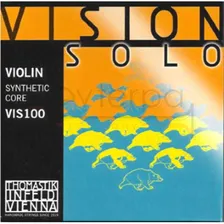 THOMASTIK Vision Solo VIS100 cтруны для скрипки 4/4, натяжение среднее, VIS01 E - многожильная сталь