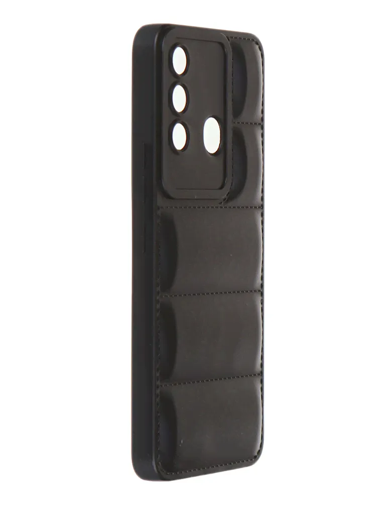 Чехол DF для Itel Vision 3 Plus Silicone дутый Black itJacket-01, Itel Vision 3 Plus