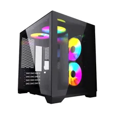 Корпус Powercase Vision Micro Mini Tower Без БП чёрный, CVBM-L4