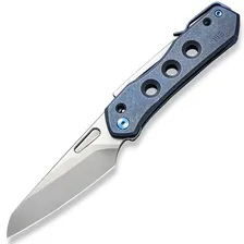 Складной нож We Knife Vision R, сталь CPM-20CV, рукоять титан, синий