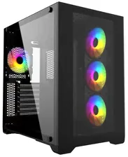 Компьютерный корпус Powercase VISION Black CVBA-L4
